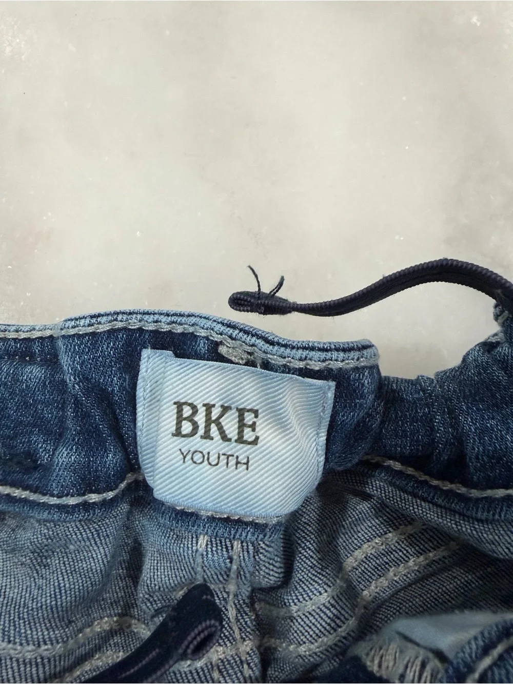 BKE Faded Light Wash Denim Shorts